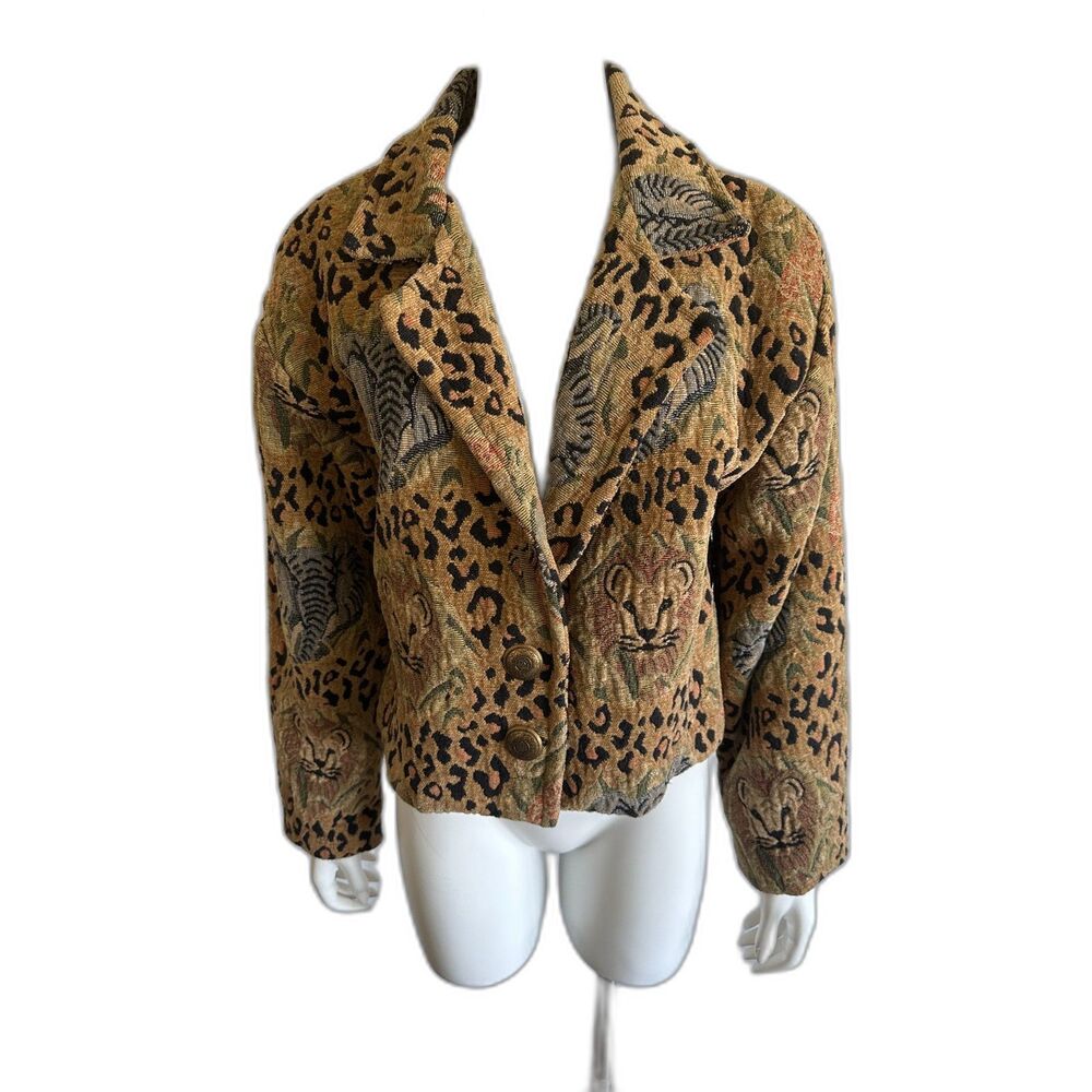 Jacket, animals of the jungle design, M/L